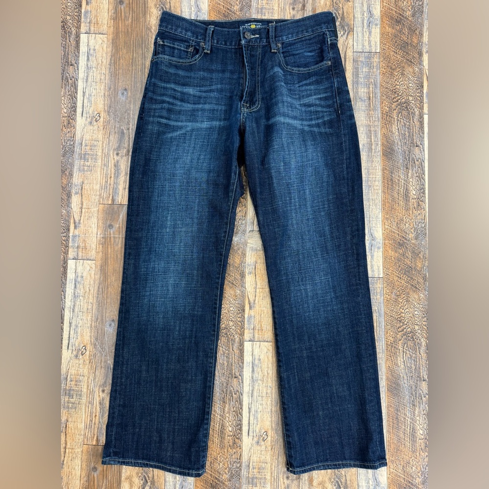 Lucky Brand Men's 181 Relaxed Straight Denim Jeans, Size 32x30, Dark Wash
